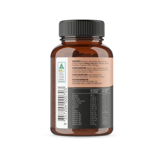 Base Nutrition | Organic Beef Liver