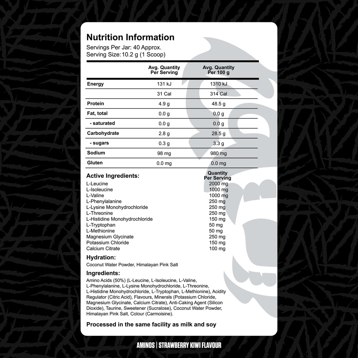 Base Nutrition | Aminos + Hydration