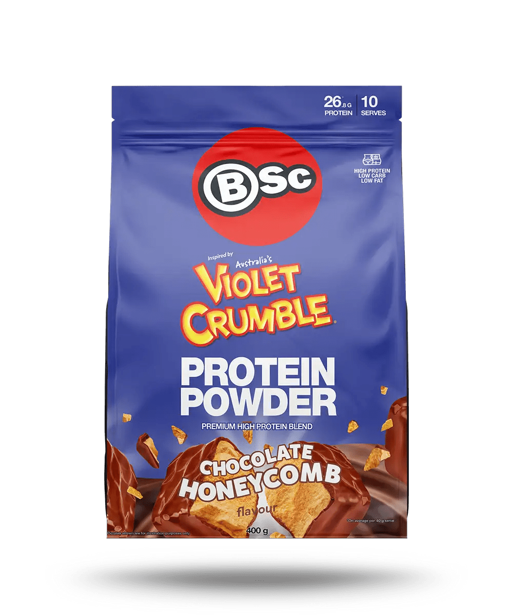 Base Nutrition | BSc x Violet Crumble Protein Powder