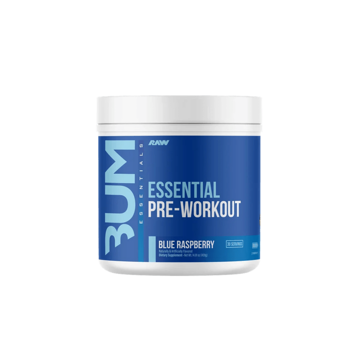 Cbum Blue Raspberry Essential Pre by CBUM | Clean Energy & Performance Pre-Workout – Base ...