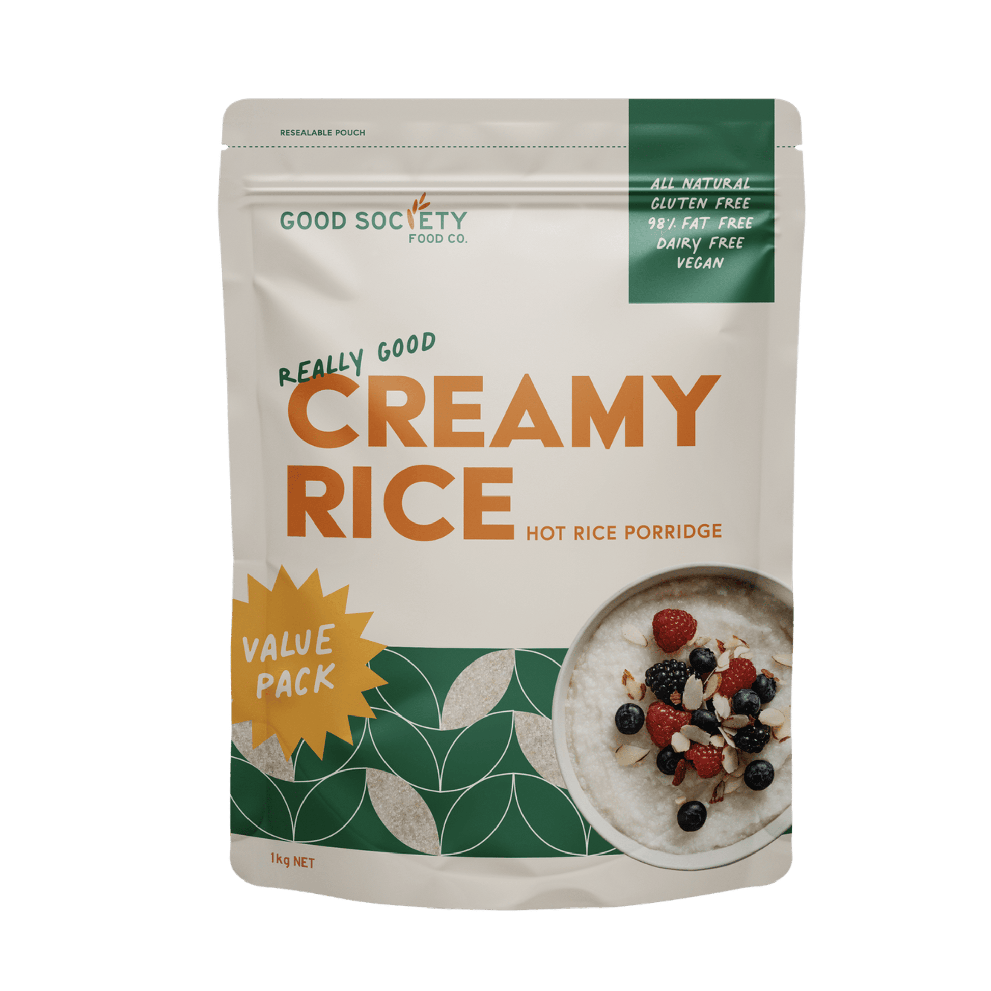 Creamy Rice by Good Society Food Co | Base Nutrition