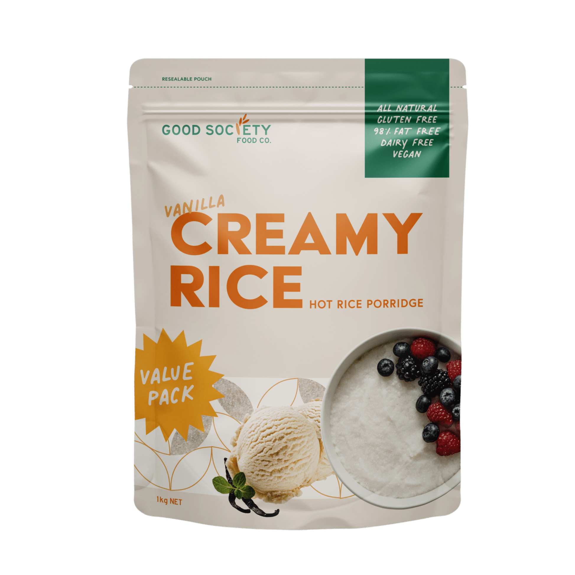 Creamy Rice by Good Society Food Co | Base Nutrition