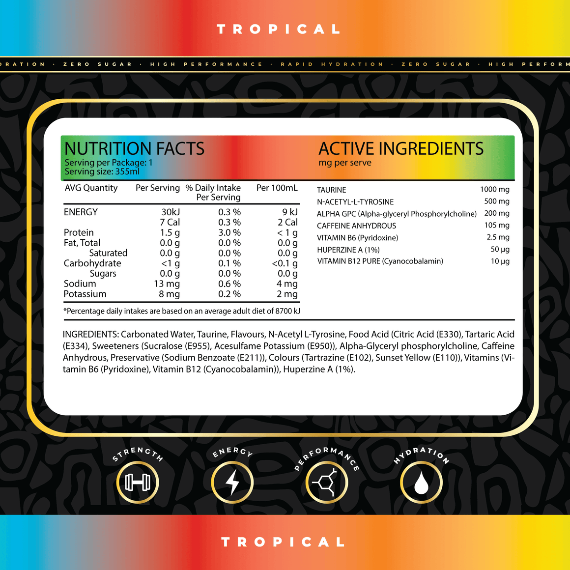 Base Nutrition | Energy Can RTD