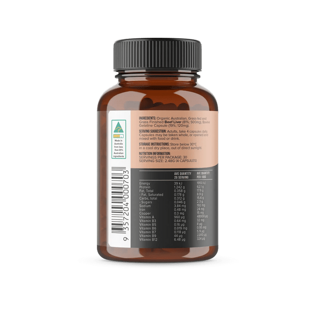 Base Nutrition | Organic Beef Liver