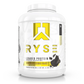 RYSE Loaded Protein in Choc Cookie Blast (4lb) is a high-quality whey protein powder featuring 25g of premium whey isolate with added prebiotic fibre and MCTs to support muscle recovery, gut health, and performance.
